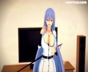 Esdeath akame ga Kil Hentai Anime 3D + POV from esdeath