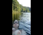 Taking my tits out at the river from claudia rivier