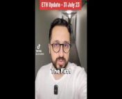 Ethereum price update 31 July 2023 with stepsister from ssba faisal