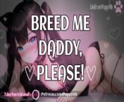Please Breed Me, Daddy! I'm Desperate For Your Cum~ [Rough ASMR] Female Moaning and Dirty Talk from illinois 217 nudes