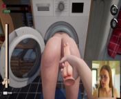 🅱️IG DILDO DESTROYS her when SHE STUCKS in the WASHING MACHINE 😮 from nude boom sex